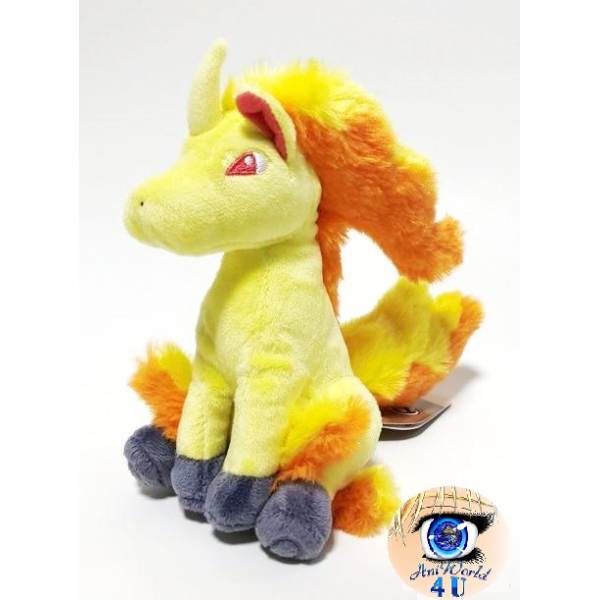 Authentic Pokemon Center Plush Pokemon fit Rapidash 15cm 